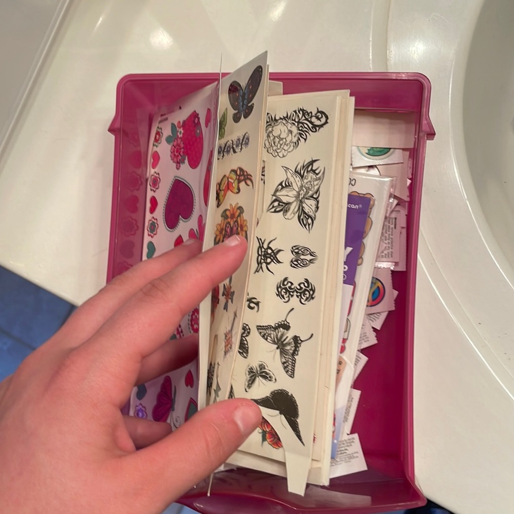 Water press on tattoos